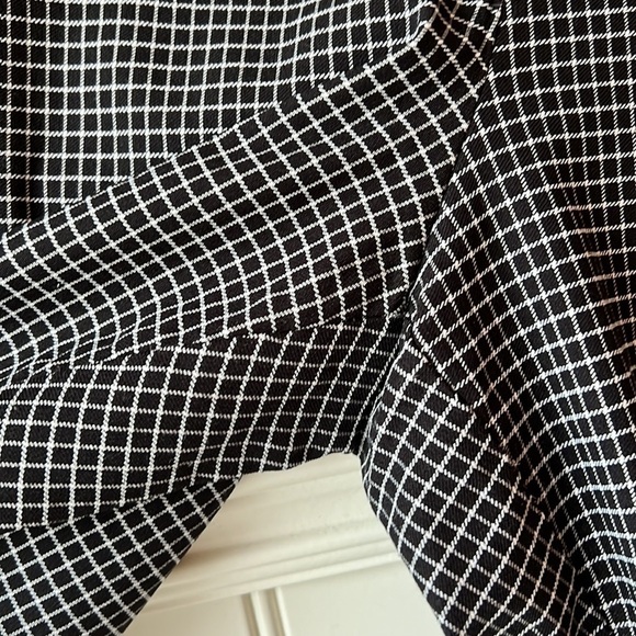 trendsetter Black Plaid Capris Size 14 - Picture 3 of 8